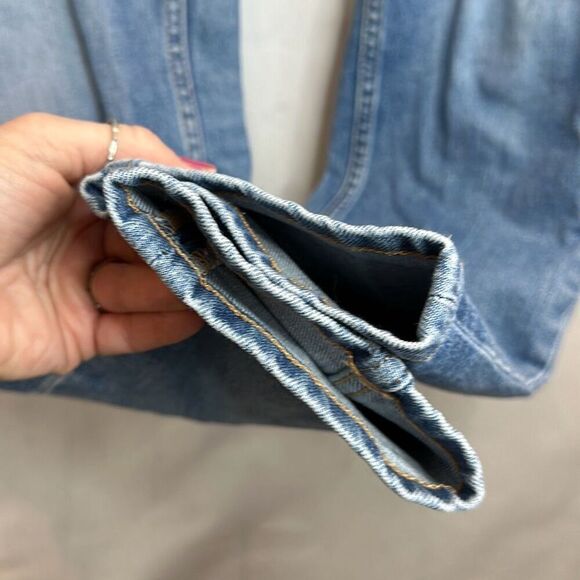 Everlane Blue  High Rise Jeans Light Wash Cotton size 29R - Picture 3 of 7